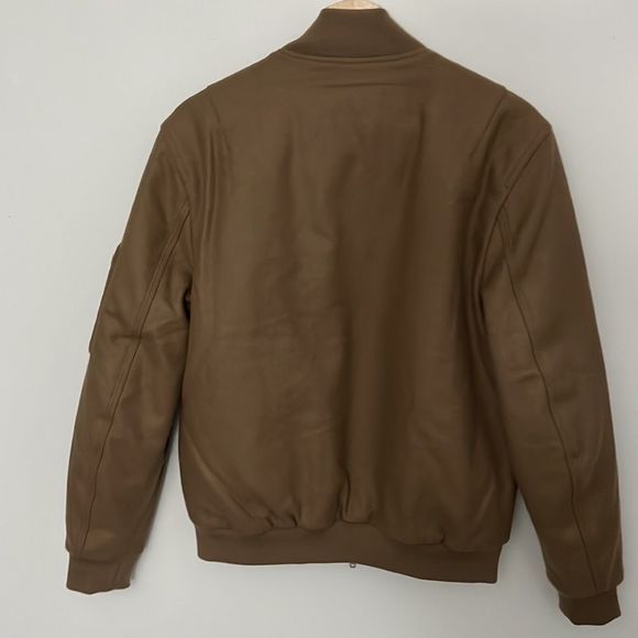 7FAM Tan Bomber M w/Italian Fabric - Picture 9 of 9